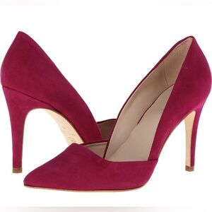 Trina Turk Women's Hollywood Dress Pump High Heel Hot Pink Suede Size 7M